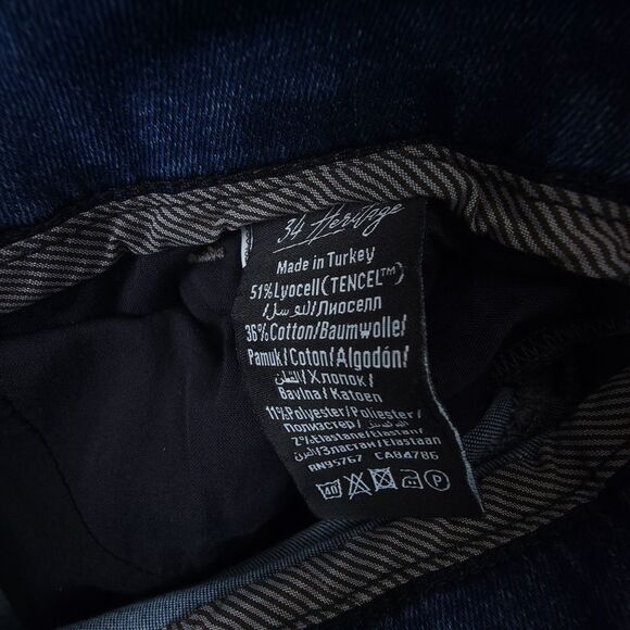 34 Heritage Jeans Mens 31x32 (32x29.5) Comfort Rise Classic Blue - Picture 10 of 10